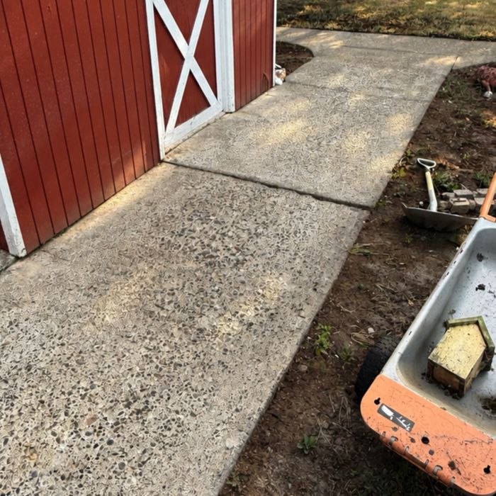 After exterior cleaning