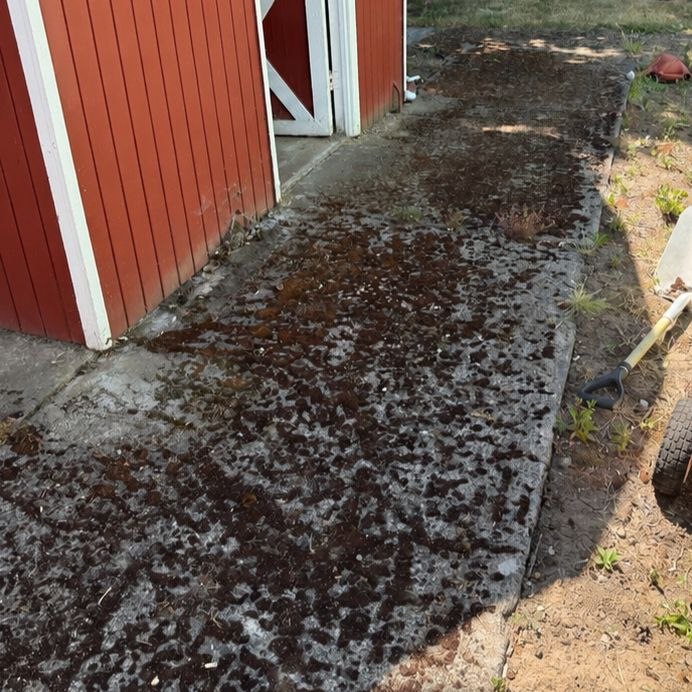 Before exterior cleaning